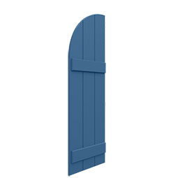 Ekena Millwork - CUSTOM-ECC101BA - EnduraCore Composite, Arch Top Joined Board-n-Batten Shutters (Per Pair)