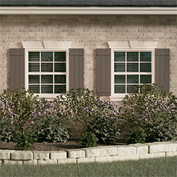 Ekena Millwork - ECC101BB - EnduraCore Composite, Two Board Joined Board-n-Batten Shutters (Per Pair - Hardware Not Included)
