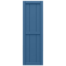 Ekena Millwork - CUSTOM-ECC101BF - EnduraCore Composite, Two Equal Framed Board-n-Batten Shutters (Per Pair)