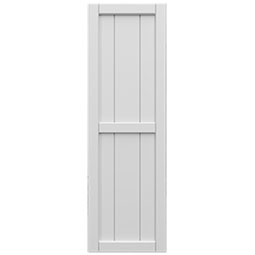 Ekena Millwork - ECC101BF - EnduraCore Composite, Two Board Framed Board-n-Batten Shutters (Per Pair - Hardware Not Included)
