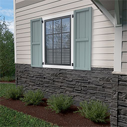 Ekena Millwork - ECC101BF - EnduraCore Composite, Two Board Framed Board-n-Batten Shutters (Per Pair - Hardware Not Included)