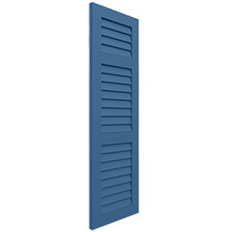 Ekena Millwork - CUSTOM-ECC201LV - EnduraCore Composite, Three Louver Small Top Shutters (Per Pair)
