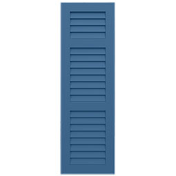 Ekena Millwork - CUSTOM-ECC201LV - EnduraCore Composite, Three Louver Small Top Shutters (Per Pair)