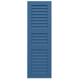 Ekena Millwork - CUSTOM-ECC301LV - EnduraCore Composite, Three Louver Small Center Shutters (Per Pair)