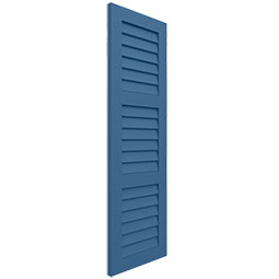 Ekena Millwork - CUSTOM-ECC401LV - EnduraCore Composite, Three Equal Louver Shutters (Per Pair)