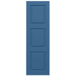 Ekena Millwork - CUSTOM-ECC401RP - EnduraCore Composite, Three Equal Raised Panel Shutters (Per Pair)