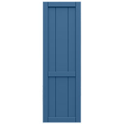 Ekena Millwork - CUSTOM-ECC501BF - EnduraCore Composite, 60-40 Framed Board-n-Batten Shutters (Per Pair)