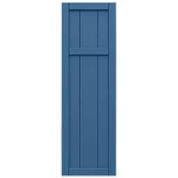 Ekena Millwork - CUSTOM-ECC601BF - EnduraCore Composite, Offset Framed Board-n-Batten Shutters (Per Pair)