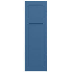 Ekena Millwork - CUSTOM-ECC601FP - EnduraCore Composite, Offset Flat Panel Shutters (Per Pair)
