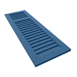 Ekena Millwork - CUSTOM-ECC601LV - EnduraCore Composite, Offset Louver Shutters (Per Pair)
