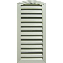 New Concept Louvers - GVAAR600 - Arched Top Aluminum Clad Gable Vent Louver