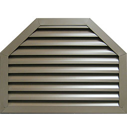 New Concept Louvers - GVAOT850 - Octagon Top Aluminum Clad Gable Vent Louver