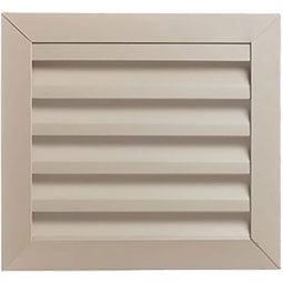 New Concept Louvers - GVASQ400 - Square Aluminum Clad Gable Vent Louver