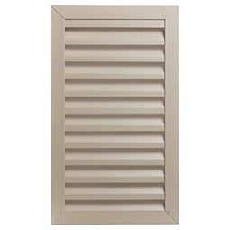 New Concept Louvers - GVAVE400 - Rectangle Aluminum Clad Gable Vent Louver