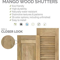 Ekena Millwork - ARWBF - Americraft Exterior Real Wood Framed Board-n-Batten Shutters (Per Pair)