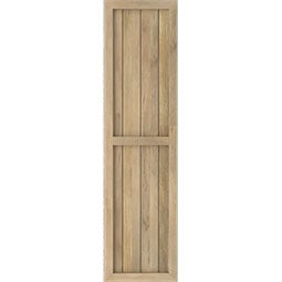 Ekena Millwork - ARWBF - Americraft Exterior Real Wood Framed Board-n-Batten Shutters (Per Pair)