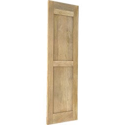 Ekena Millwork - ARWFP - Americraft Flat Panel Exterior Real Wood Shutters (Per Pair)