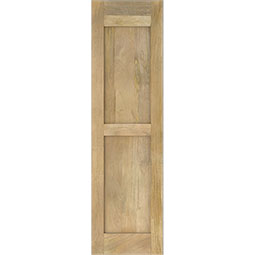 Ekena Millwork - ARWFP - Americraft Flat Panel Exterior Real Wood Shutters (Per Pair)