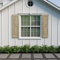 Ekena Millwork - ARWRP - Americraft Raised Panel Exterior Real Wood Shutters (Per Pair)