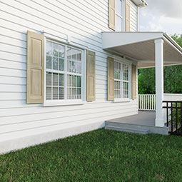 Ekena Millwork - ARWRP - Americraft Raised Panel Exterior Real Wood Shutters (Per Pair)