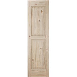 Ekena Millwork - AWRP - AmeriCraft Custom Series Raised Panel Exterior Real Wood Shutters (Per Pair)