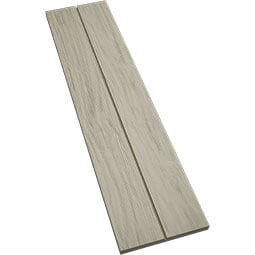 Ekena Millwork - SHUBJN - Timberthane Faux Wood Joined Board-n-Batten Shutters, Primed Tan, Sold As Pair