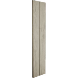 Ekena Millwork - SHUBJN - Timberthane Faux Wood Joined Board-n-Batten Shutters, Primed Tan, Sold As Pair