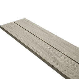 Ekena Millwork - SHUBJN - Timberthane Faux Wood Joined Board-n-Batten Shutters, Primed Tan, Sold As Pair