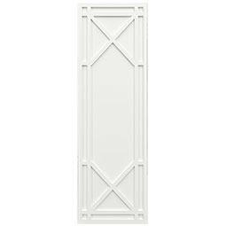 Ekena Millwork - CUSTOM-TFPBG - True Fit PVC Bungalow Fixed Mount Shutters (Per Pair)