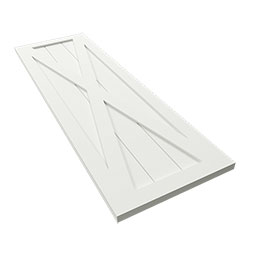 Ekena Millwork - CUSTOM-TFPFH - True Fit PVC Farmhouse Style Shutters (Per Pair)