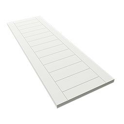 Ekena Millwork - CUSTOM-TFPHF - True Fit PVC Horizontal Slat Framed Modern Style Shutters (Per Pair)