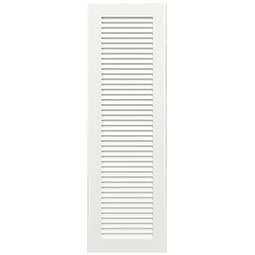 Ekena Millwork - TFP001LV - TrueFit All Louver Shutters, PVC, Unfinished (Per Pair - Hardware Not Included)
