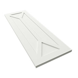 Ekena Millwork - CUSTOM-TFPSC - True Fit PVC San Carlos Mission Style Shutters (Per Pair)