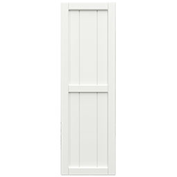 Ekena Millwork - TFP101BF - True Fit PVC, Two Board Framed Board-n-Batten Shutters (Per Pair - Hardware Not Included)
