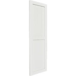 Ekena Millwork - CUSTOM-TFPFC - True Fit PVC Farmhouse Style Combination Shutters (Per Pair)