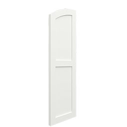 Ekena Millwork - CUSTOM-TFPFE - True Fit PVC Elliptical Top Flat Panel Shutters (Per Pair)