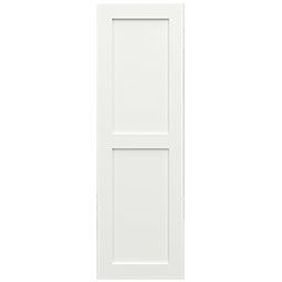 Ekena Millwork - TFP101FP - True Fit PVC Two Equal Flat Panel Shutters (Per Pair - Hardware Not Included)