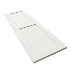 Ekena Millwork - TFP101FP - True Fit PVC Two Equal Flat Panel Shutters (Per Pair - Hardware Not Included)