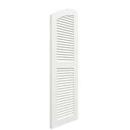 Ekena Millwork - CUSTOM-TFPLE - True Fit PVC Elliptical Top Louver Shutters (Per Pair)