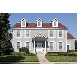 Ekena Millwork - TFP101LV - True Fit PVC, Two Equal Louver Shutters (Per Pair - Hardware Not Included)