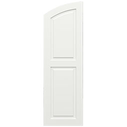 Ekena Millwork - CUSTOM-TFPRE - True Fit PVC Elliptical Top Raised Panel Shutters (Per Pair)