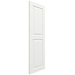 Ekena Millwork - TFP101RP - True Fit PVC, Two Equal Raised Panel Shutters (Per Pair - Hardware Not Included)