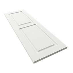 Ekena Millwork - TFP101RP - True Fit PVC, Two Equal Raised Panel Shutters (Per Pair - Hardware Not Included)