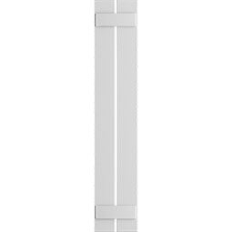 Ekena Millwork - TFP101SB - True Fit PVC, Board Spaced Board-n-Batten Shutters (Per Pair - Hardware Not Included)