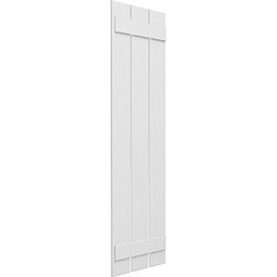 Ekena Millwork - CUSTOM-TFPSB - True Fit PVC Spaced Board-n-Batten Shutters (Per Pair)