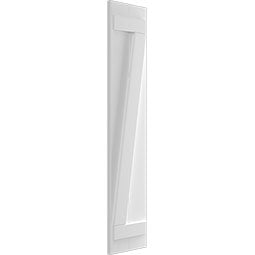 Ekena Millwork - TFP102BB - True Fit PVC, Joined Board-n-Batten Shutters w/Z-Bar (Per Pair - Hardware Not Included)