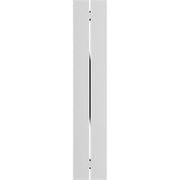 Ekena Millwork - TFP102SB - True Fit PVC, Two Board Spaced Board-n-Batten Shutters w/Z-Bar, Unfinished (Per Pair - Hardware Not Included)