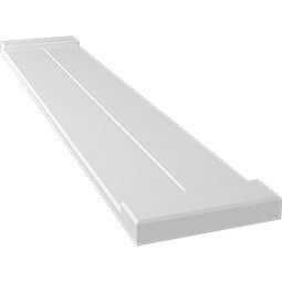 Ekena Millwork - TFP103BB - True Fit PVC, Two Board Joined Board-n-Batten Shutters w/End Batten Shutters, Unfinished (Per Pair - Hardware Not Included)