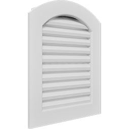 Ekena Millwork - GVPAR - TrueCraft Arch Top PVC Gable Vent