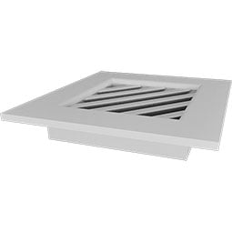 Ekena Millwork - GVPDI - TrueCraft Diamond PVC Gable Vent